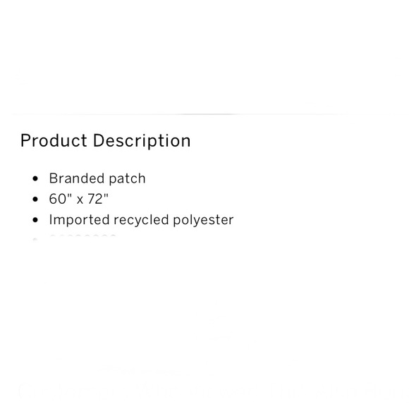 💚VS PINK Sherpa Blanket - Picture 3 of 4